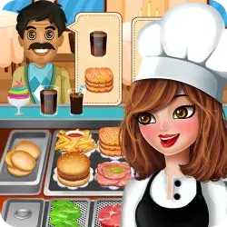 Food Truck Chef Cooking